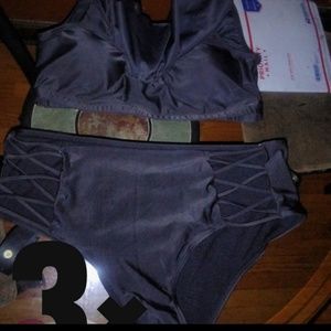 Pink/Victoria Secrets Sliver Bag plus Black 2xSuit